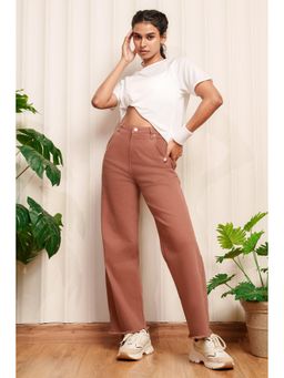 FREAKINS - Plank Panther Pink Straight Jeans