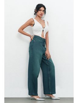 FREAKINS - Oakmoss Baggy Straight Jeans