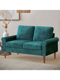 Chumbak - Colonial Loveseat - Velvet Green