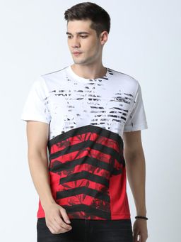 Huetrap - Mens White Short Sleeve T-Shirt