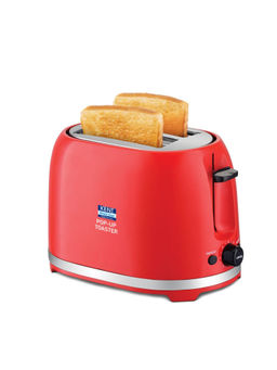 KENT - Red 2 Slice Automatic Pop Up Toaster