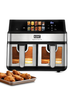 KENT - Silver Digital Air Fryer