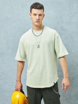 Bewakoof - Heavy Duty 1.0 Men's Off White Oversized T-shirt