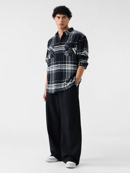 The Souled Store - Originals Plaid Shirt: Steel Men Shirt - Multi-Color