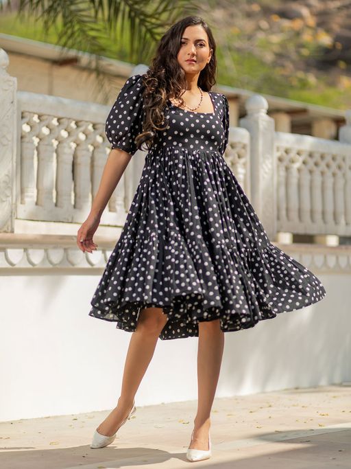 cotton dress online Buy Pine Groove Cotton Dress Online in India