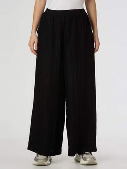 Pepe Jeans - Black Solid Palazzo