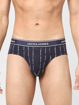 Jack & Jones - Blue Printed Briefs