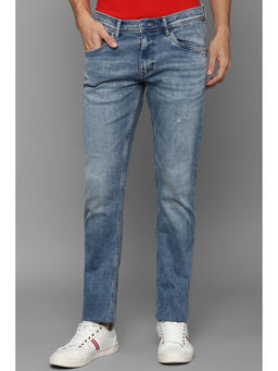 Allen Solly - Men Blue Slim Fit Mid Wash Jeans