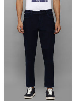 Louis Philippe - Men Navy Dark Slim Fit Jeans