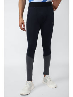 Van Heusen - Men Navy Print Skinny Fit Training Tights