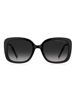 Marc Jacobs - Women 100% UV Protection Square Full Rim Grey Lens Sunglasses (54)