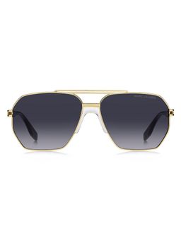 Marc Jacobs - Men 100% UV Protection Square Full Rim Grey Lens Sunglasses (60)