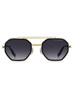 Marc Jacobs - Men 100% UV Protection Rectangle Full Rim Grey Lens Sunglasses (54)