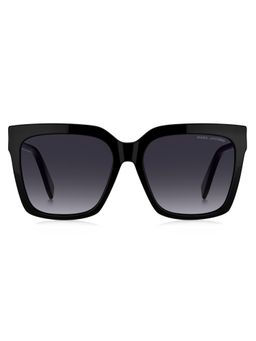 Marc Jacobs - Women 100% UV Protection Square Full Rim Grey Lens Sunglasses (57)