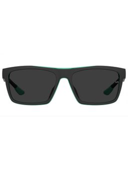 Under Armour - Unisex 100% UV Protection Rectangle Full Rim Grey Lens Sunglasses (59)