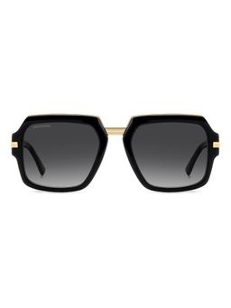 Dsquared - Men 100% UV Protection Square Full Rim Grey Lens Sunglasses (55)