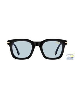 CARRERA - Men 100% UV Protection Rectangle Full Rim Blue Lens Sunglasses (48)