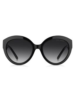 Marc Jacobs - Women 100% UV Protection Cat Eye Full Rim Grey Lens Sunglasses (56)