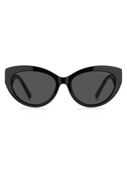 Marc Jacobs - Women 100% UV Protection Cat Eye Full Rim Grey Lens Sunglasses (54)