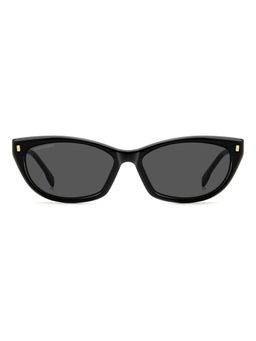 Dsquared - Women 100% UV Protection Cat Eye Full Rim Grey Lens Sunglasses (57)