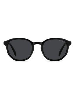 Polaroid - Men 100% UV Protection Square Full Rim Grey Lens Sunglasses (51)