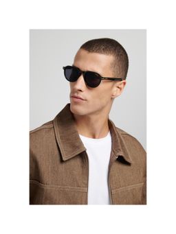 CARRERA - Men 100% UV Protection Square Full Rim Grey Lens Sunglasses (50)