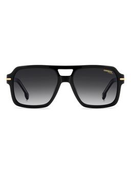 CARRERA - Men 100% UV Protection Square Full Rim Grey Lens Sunglasses (56)