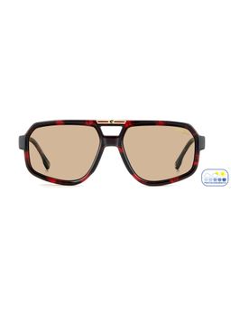 CARRERA - Men 100% UV Protection Square Full Rim Brown Lens Sunglasses (59)