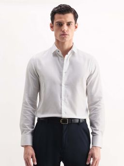 Rare Rabbit - White Men's Formal Shirt