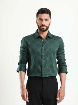 Rare Rabbit - Green Men's Casual Shirt