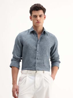 Rare Rabbit - Blue Men's Casual Shirt