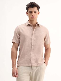 Rare Rabbit - Pink Men's Casual Shirt