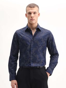 Rare Rabbit - Blue Men's Casual Shirt