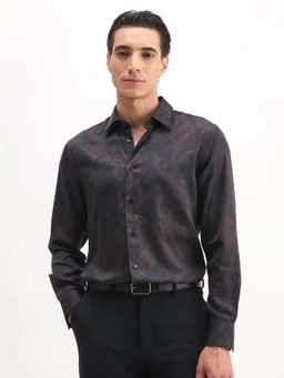 Rare Rabbit - Black Men's Casual Shirt