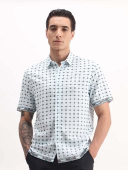 Rare Rabbit - Blue Men's Casual Shirt