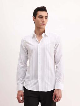 Rare Rabbit - White Men's Casual Shirt