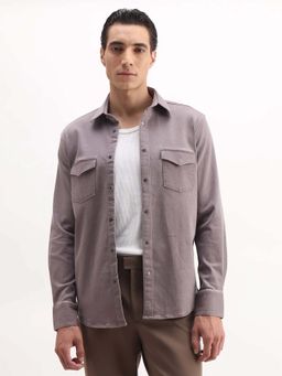 Rare Rabbit - Purple Men's Casual Shirt