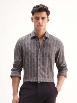 Rare Rabbit - Brown Men's Casual Shirt