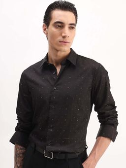 Rare Rabbit - Black Men's Casual Shirt