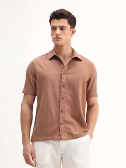 Rare Rabbit - Peach Men's Casual Shirt