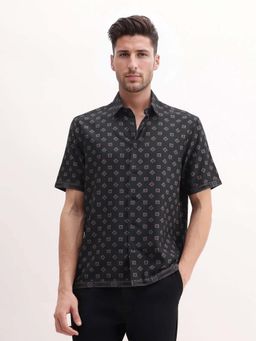 Rare Rabbit - Black Men's Casual Shirt