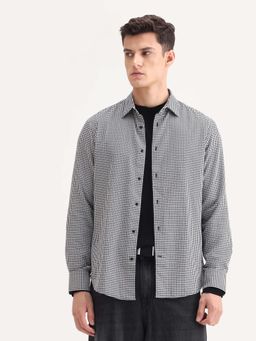 Rare Rabbit - Black Men's Casual Shirt