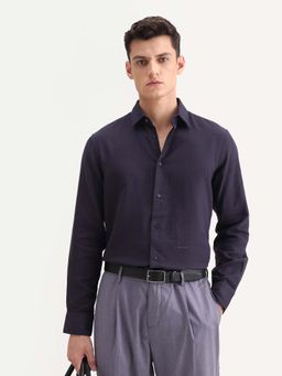 Rare Rabbit - Navy Blue Men's Casual Shirt