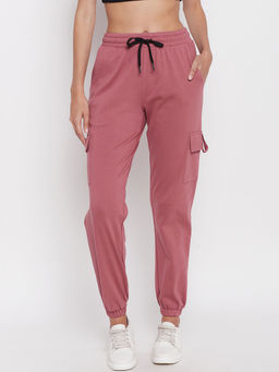 Madame - Women M Secret Solid Onion Pink Joggers