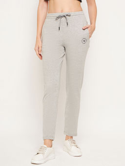 Madame - Women M Secret Solid Grey Track Pant