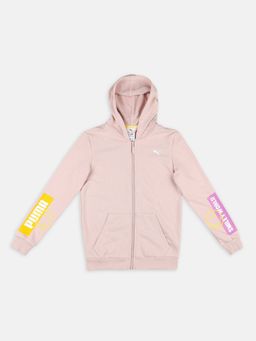 Puma - X Sw Unisex Kids Pink Hoodie