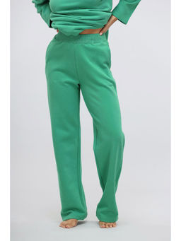 NeceSera - Green Bee Terry Straight Travel Pant