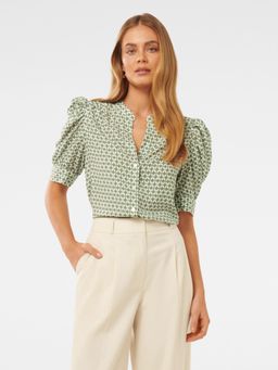 Forever New - Mandi Ruched Sleeve Shirt