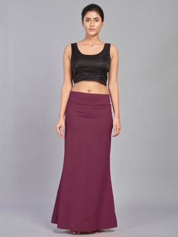 I AM BY DOLLYJAIN - Cotton Lycra D'coat Maroon