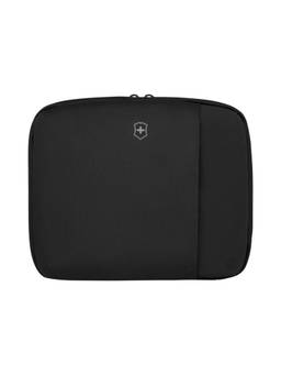 Victorinox - Travel Essentials Hanging Toiletry Pouch with Easy-Clean Compartment- Black (Small)